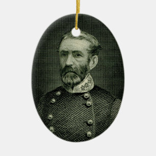 Gen. Braxton Bragg Ceramic Ornament