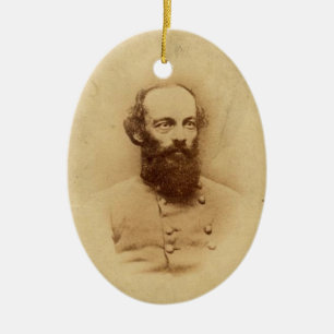 Gen. Edmund Kirby Smith Ceramic Ornament