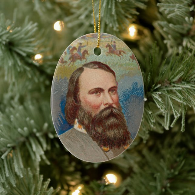Gen. James Longstreet Ceramic Ornament (Tree)