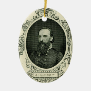 Gen. James Longstreet Ceramic Ornament