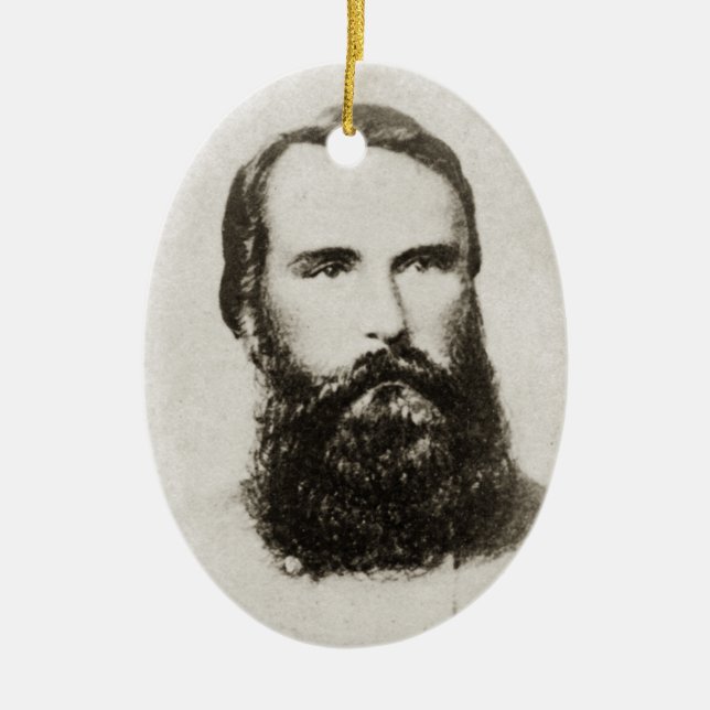 Gen. James Longstreet Ceramic Ornament (Front)