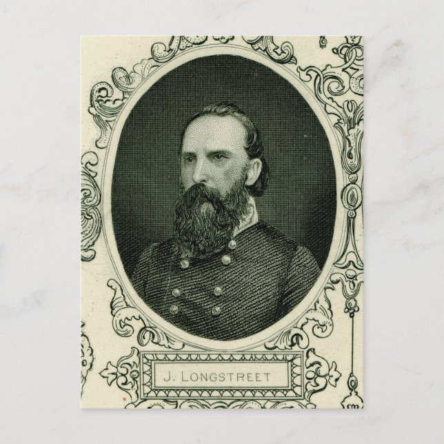 Gen. James Longstreet Postcard (Front)