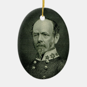Gen. Joseph E. Johnston Ceramic Ornament
