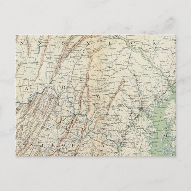 Gen map I Postcard (Front)