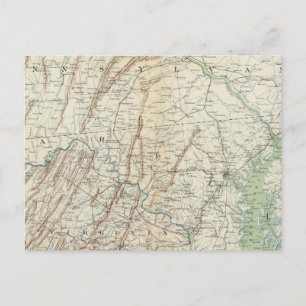 Gen map I Postcard