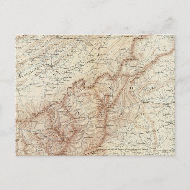 Gen map VII Postcard (Front)