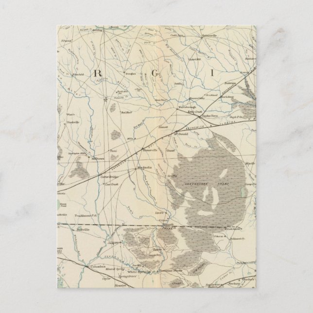 Gen map X Postcard (Front)