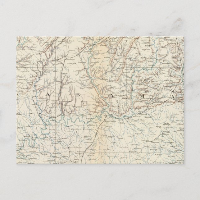 Gen map XIII Postcard (Front)
