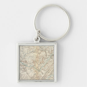 Gen map XIV Key Ring