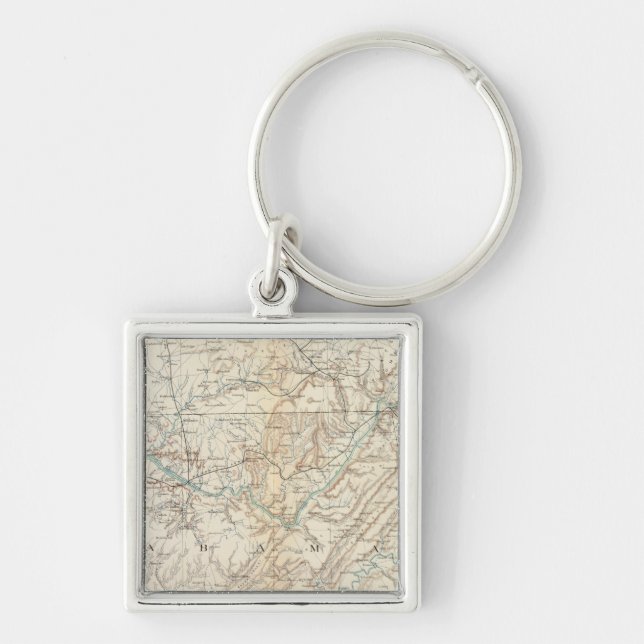Gen map XIV Key Ring (Front)