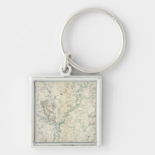 Gen map XIX Key Ring