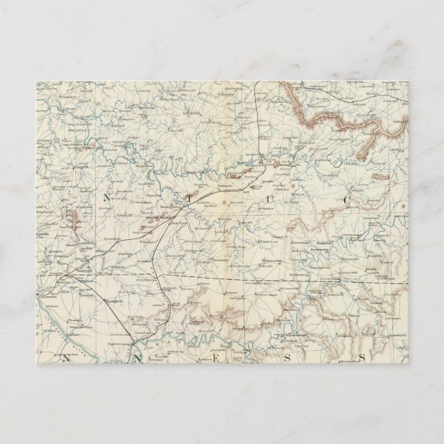 Gen map XV Postcard (Front)