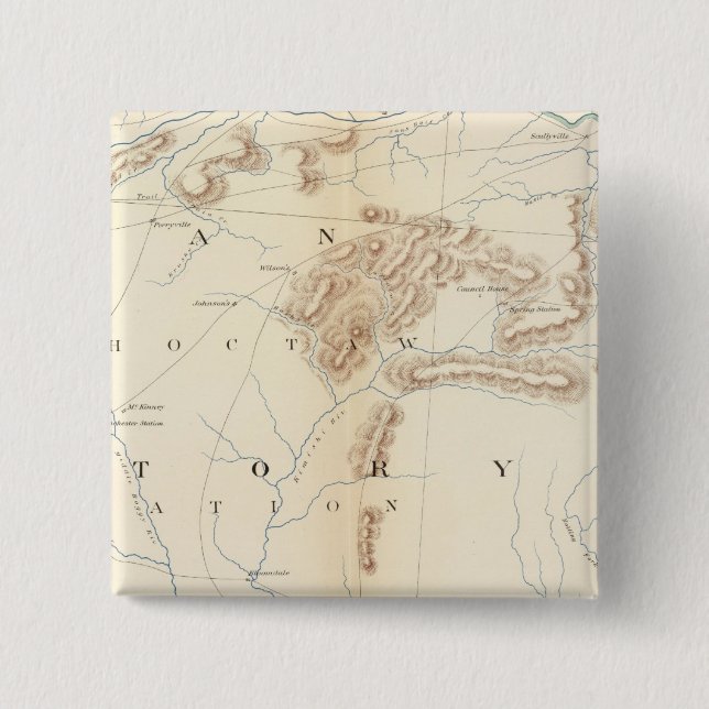 Gen map XXIV 15 Cm Square Badge (Front)