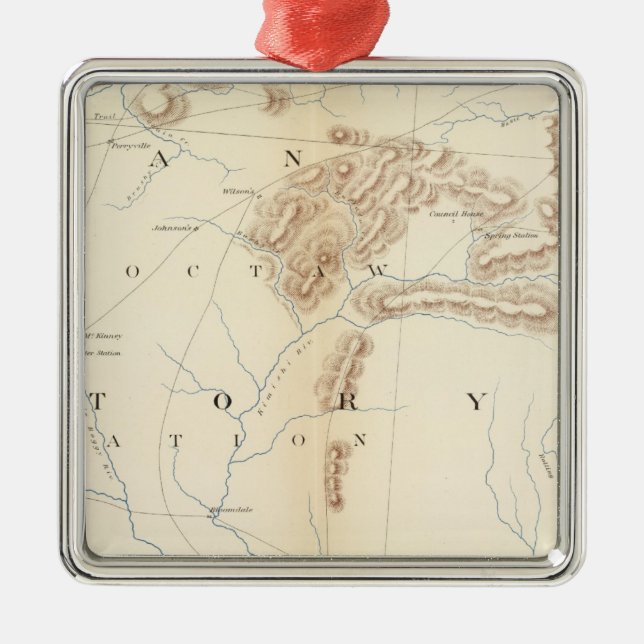 Gen map XXIV Metal Ornament (Front)