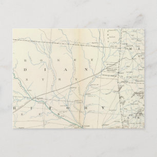 Gen map XXV Postcard