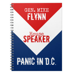 Gen Mike Flynn Speaker of the House Panic in DC Notebook