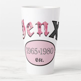 Gen X 1965-1980 Latte Mug