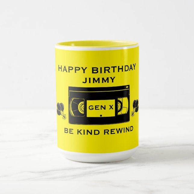 Gen X 40th Birthday Mug (Center)