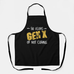 Gen X 50 Birthday Apron