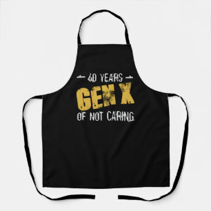 Gen X 60 Birthday Apron