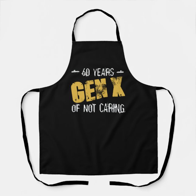 Gen X 60 Birthday Apron (Front)