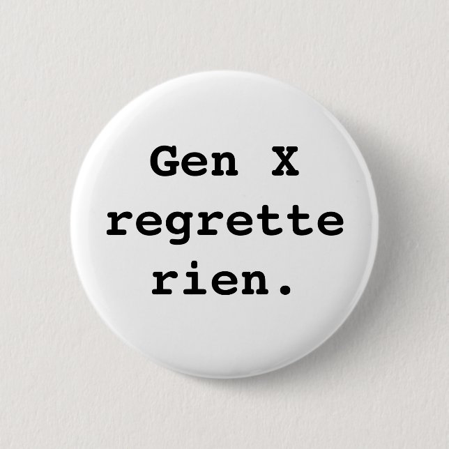 Gen X badge (Front)