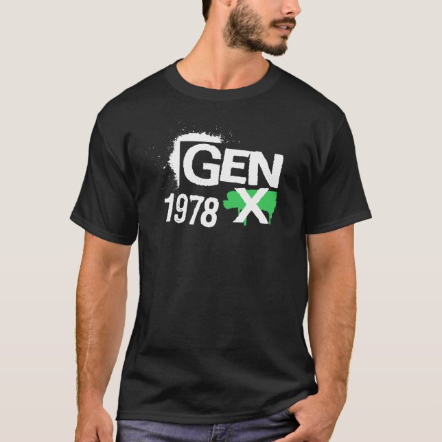 Gen X Generation X 1978 T-Shirt (Front)