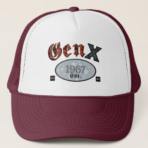 Gen X (Generation X year 1967) Trucker Hat