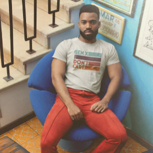 Gen X—I Don't Care Tri-Blend Shirt