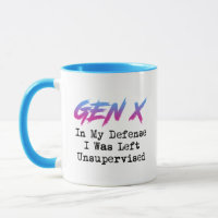 Gen X - In My Defence I Was Left Unsupervised