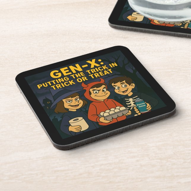 Gen-X Kids: Masters of Mischief Coaster (Left Side)