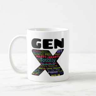 Gen X Phrases Mug