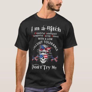 Gen X Skeleton I’m A Beautiful Intelligent Skeleto T-Shirt