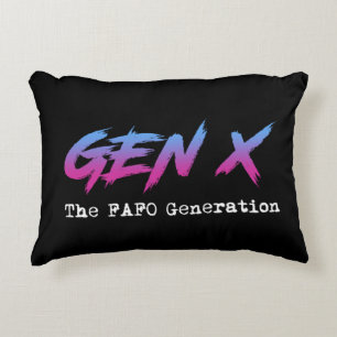 Gen X - The FAFO Generation Decorative Cushion