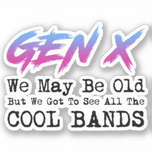 Gen X - We Got To See All The Cool Bands