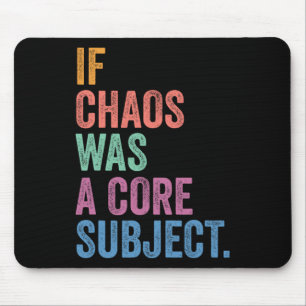 Gen Z Alpha Back To School If Chaos Was A Subject Mouse Pad