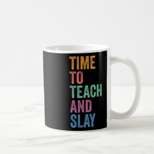 Gen Z Alpha Back To School Teacher Time To Teach A Coffee Mug