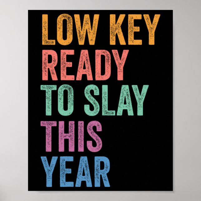 Gen Z Alpha Ck To School Low Key Ready To Slay Thi Poster (Front)