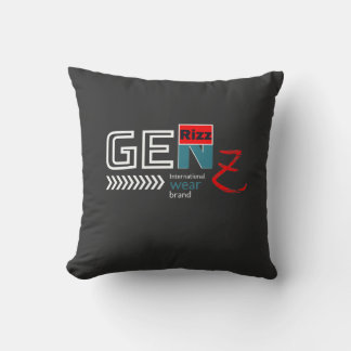 Gen Z Rizz streetwear Trendy Urban Fashion Cushion