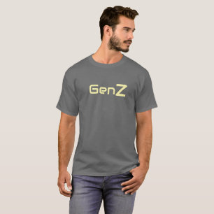 Gen Z Trendy T-Shirt   Cool Minimalist Streetwear 
