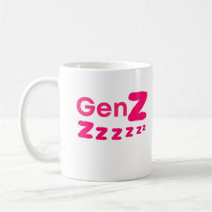 Gen Zzzzz – Sleepy Gen Z Humour Coffee Mug