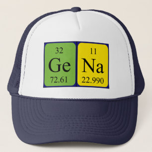Gena periodic table name hat
