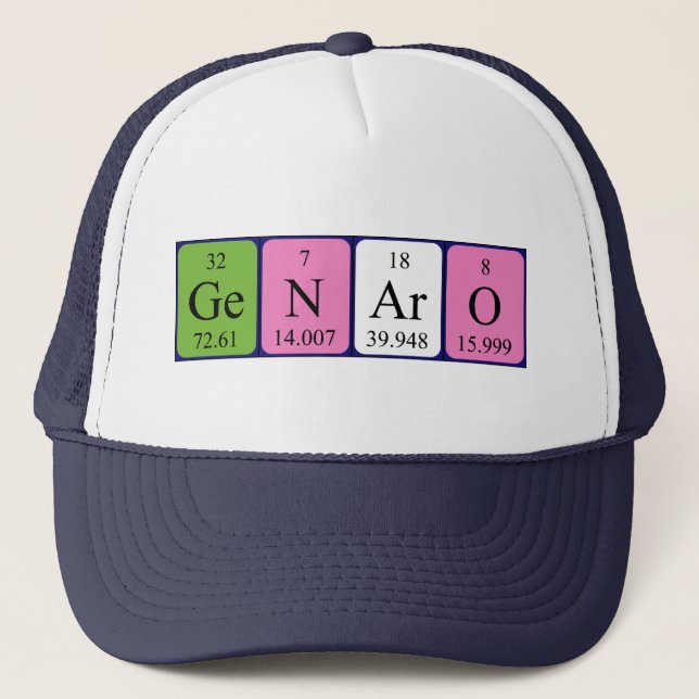 Genaro periodic table name hat (Front)