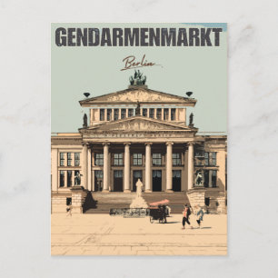 Gendarmenmarkt Berlin square - the Konzerthaus Postcard