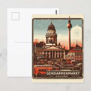Gendarmenmarkt Berlin square - the Konzerthaus Postcard