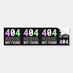 Gender 404 Decal (5 in 1)