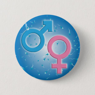 Gender 6 Cm Round Badge