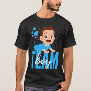 Gender Announcement Team Boy Baby Party Reveal Pr T-Shirt