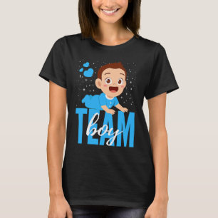 Gender Announcement  Team Boy Baby Party Reveal Pr T-Shirt