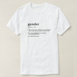 Gender Definition (light shirts)  LGBT T-Shirt